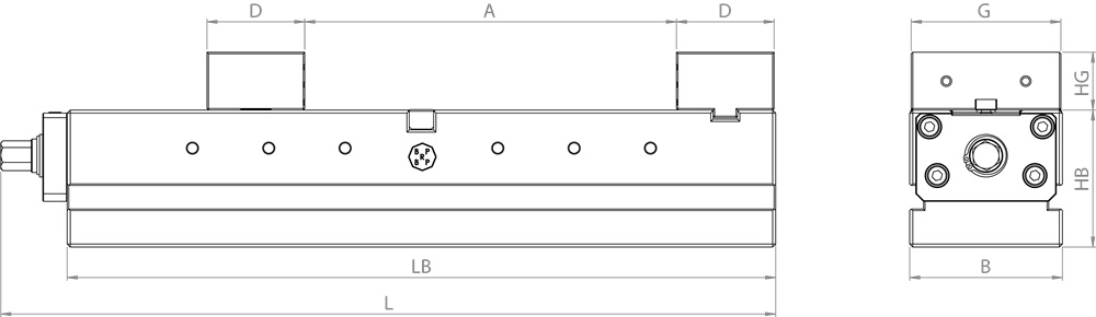 Einfache Ausführung glatt-rhomboid Spannbacke 100mm 