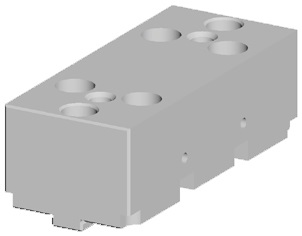 150mm fixed jaw smooth-smooth