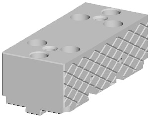 150mm fixed jaw smooth-diamond