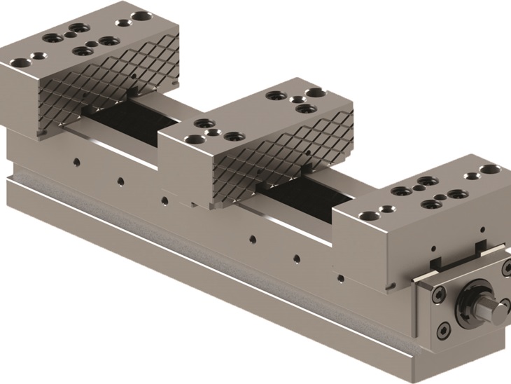 Doppelte Ausführung 2 Spannbacken, glatt rhomboid 150mm 