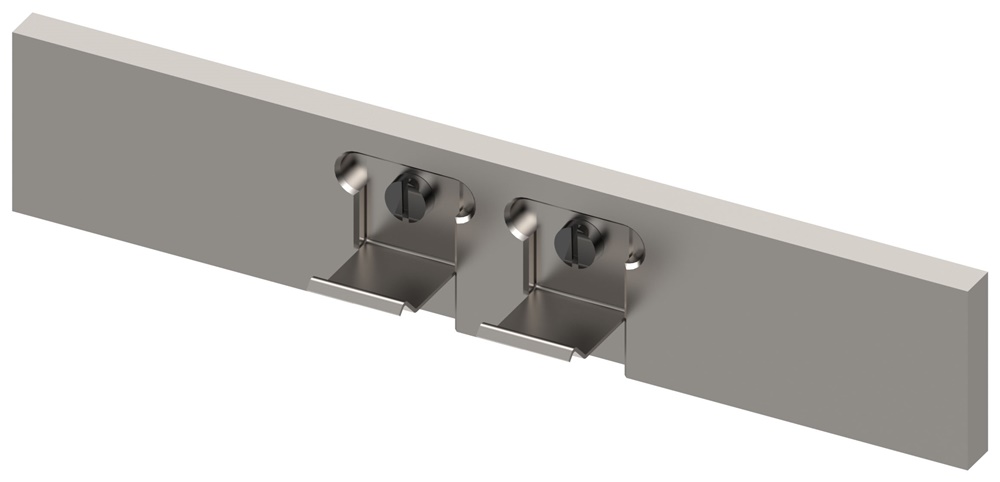 Parallelschienen "AR" für Modularschraubstock 125mm D.24x5