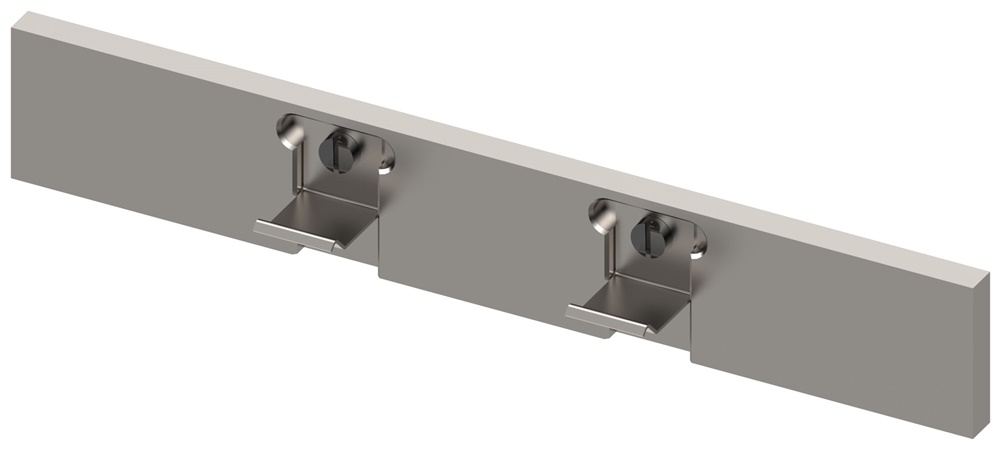 Parallelschienen "AR" für Modularschraubstock 150mm D.24x5